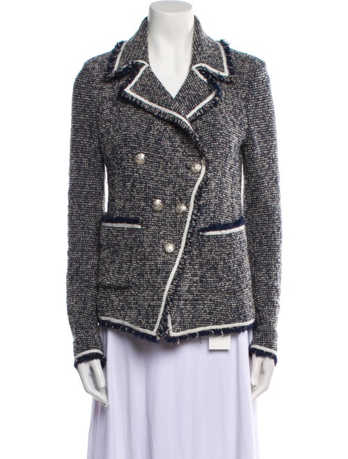 Veronica Beard Tweed Pattern Poncho