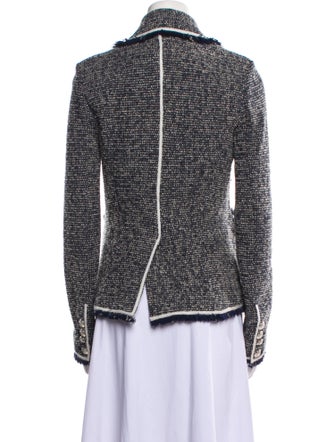 Veronica Beard Tweed Pattern Poncho