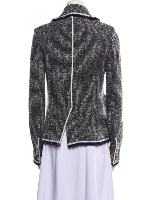 Veronica Beard Tweed Pattern Poncho