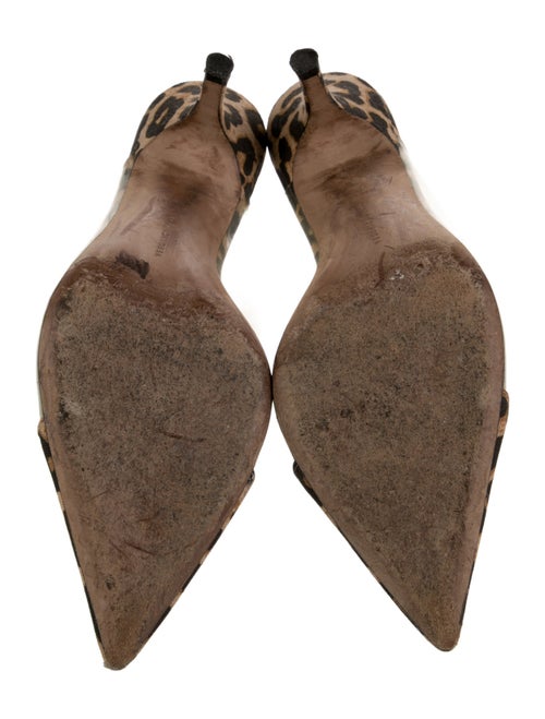 Veronica Beard Canvas Animal Print Mules