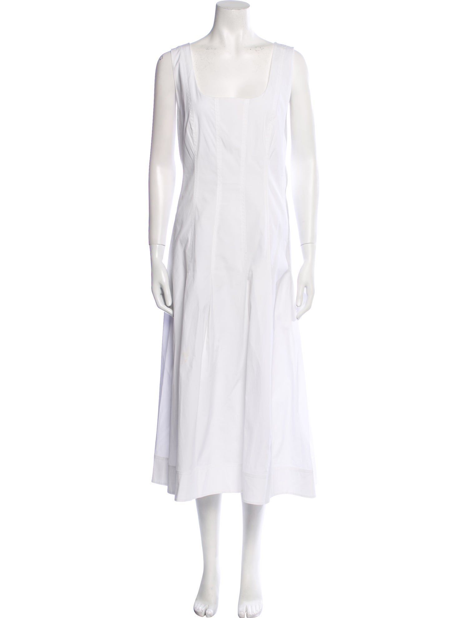 Veronica Beard Square Neckline Long Dress