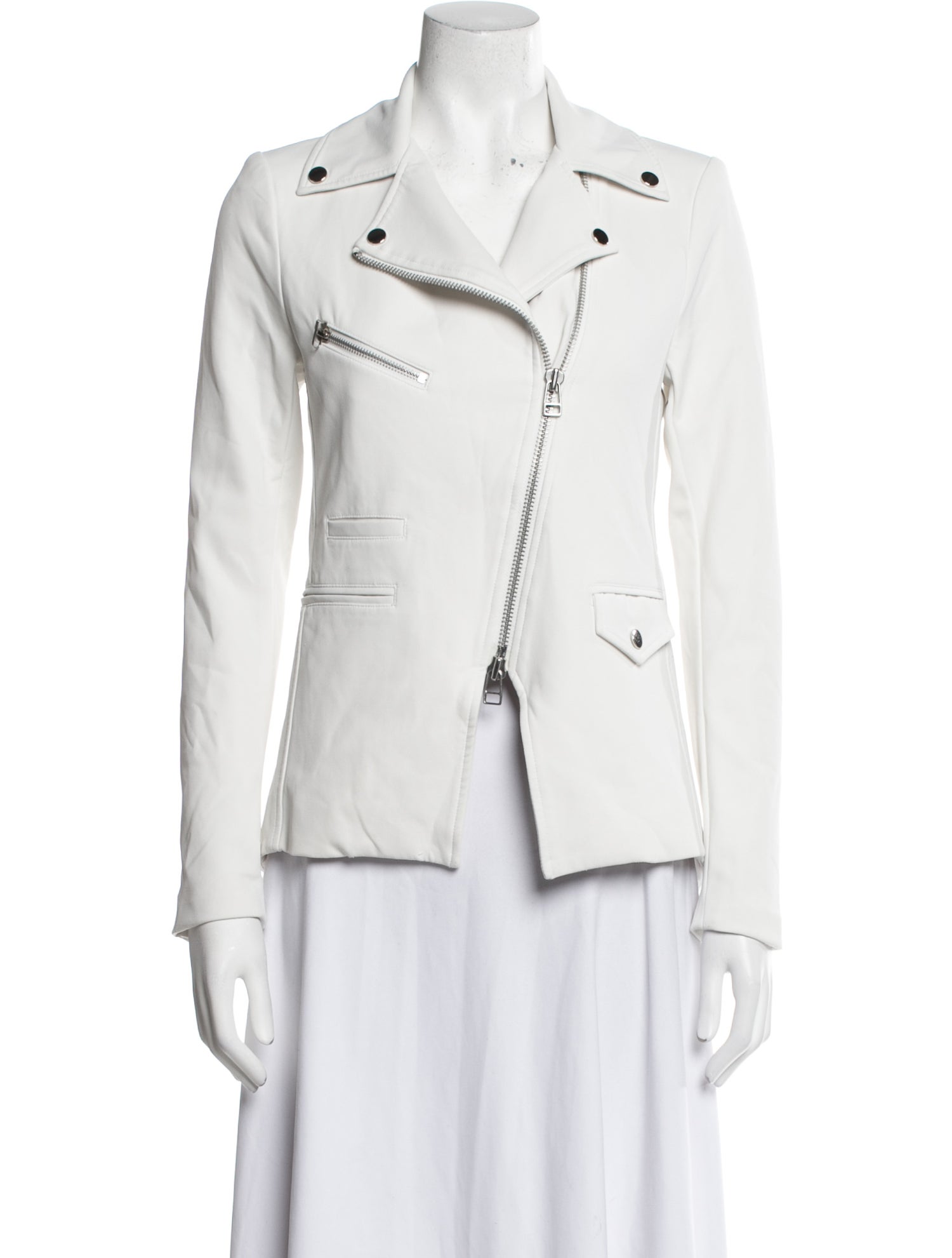 Veronica Beard Nylon Biker Jacket