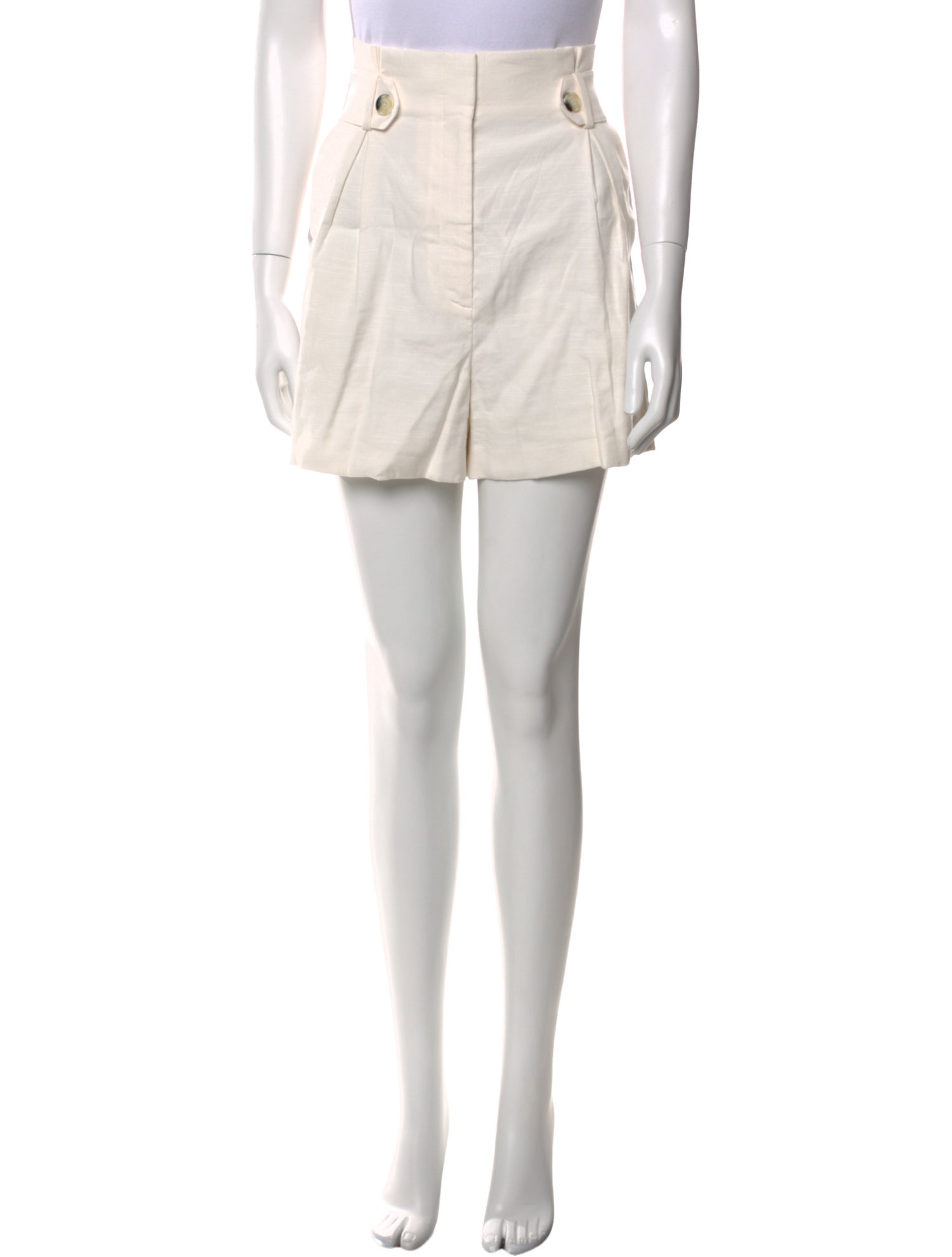Veronica Beard Linen Mini Shorts
