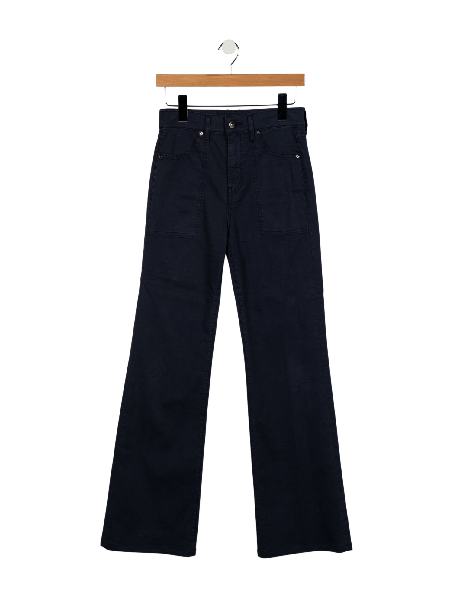 Veronica Beard High-Rise Wide Leg Jeans