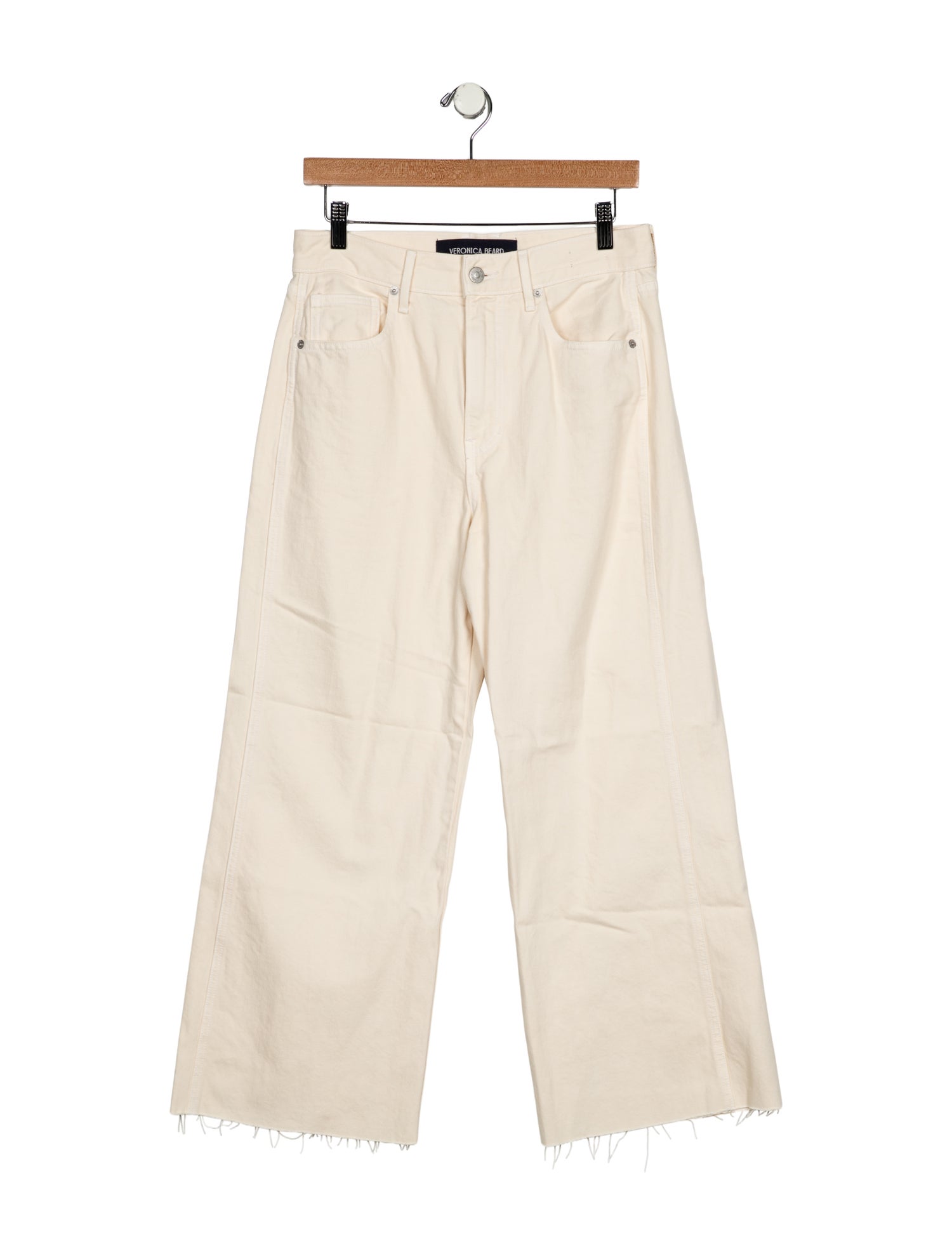 Veronica Beard High-Rise Wide Leg Jeans