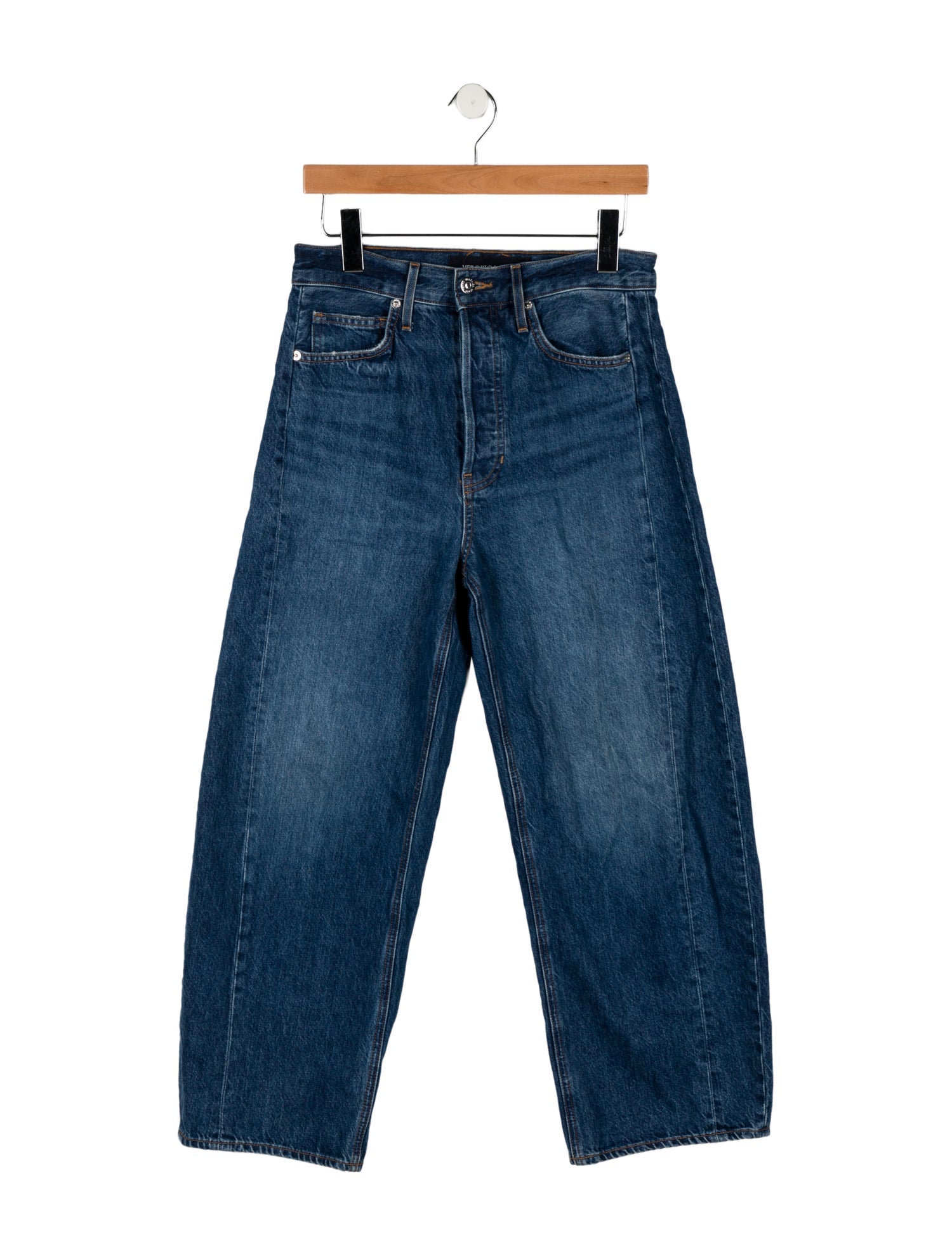 Veronica Beard High-Rise Wide Leg Jeans