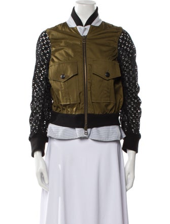 Veronica Beard Printed Bomber Jacket