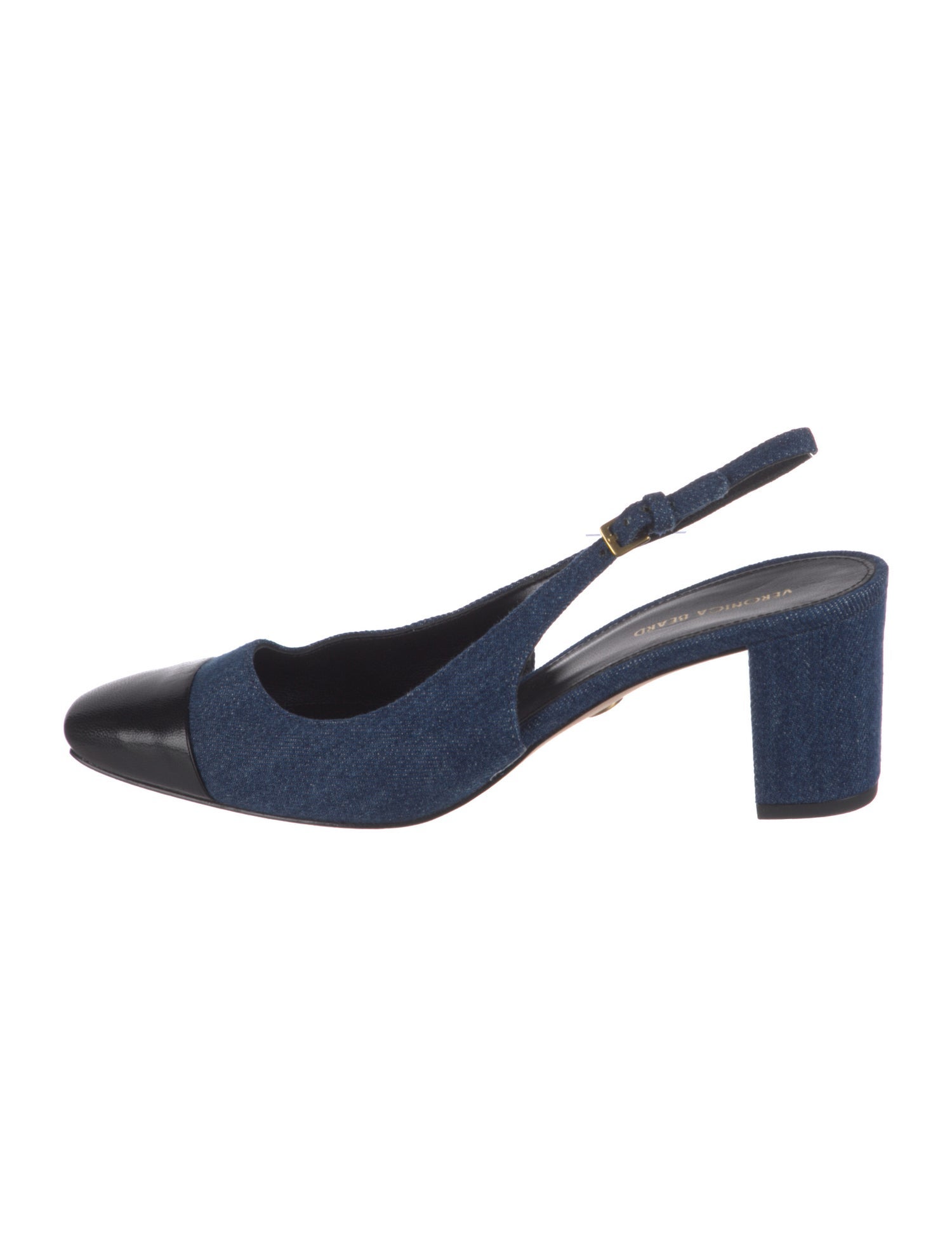 Veronica Beard Suede Colorblock Pattern Slingback Pumps