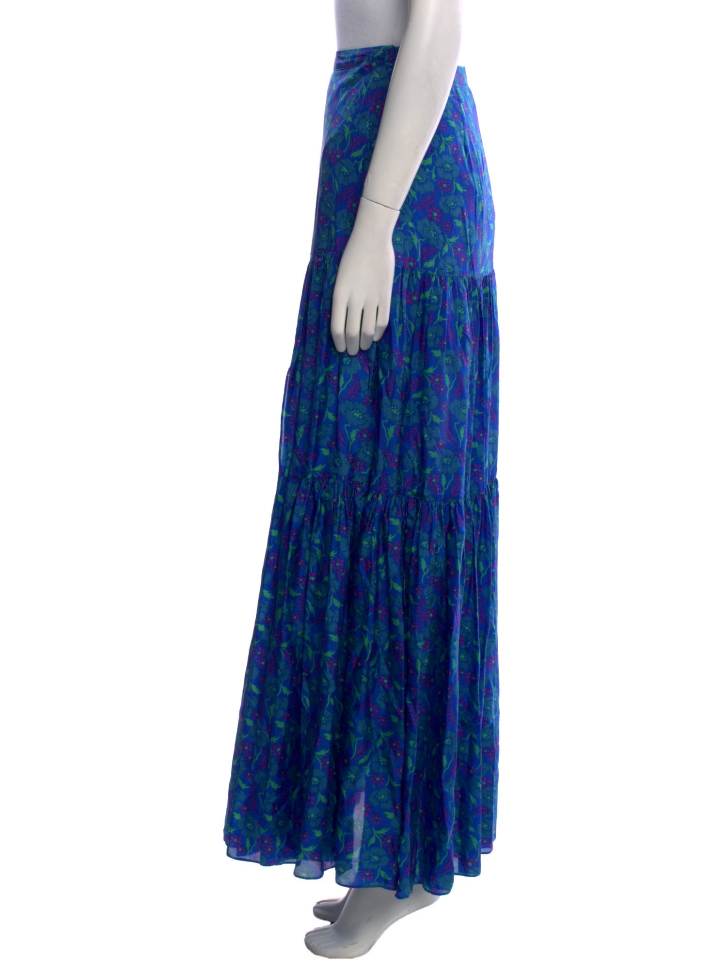 Veronica Beard Silk Long Skirt