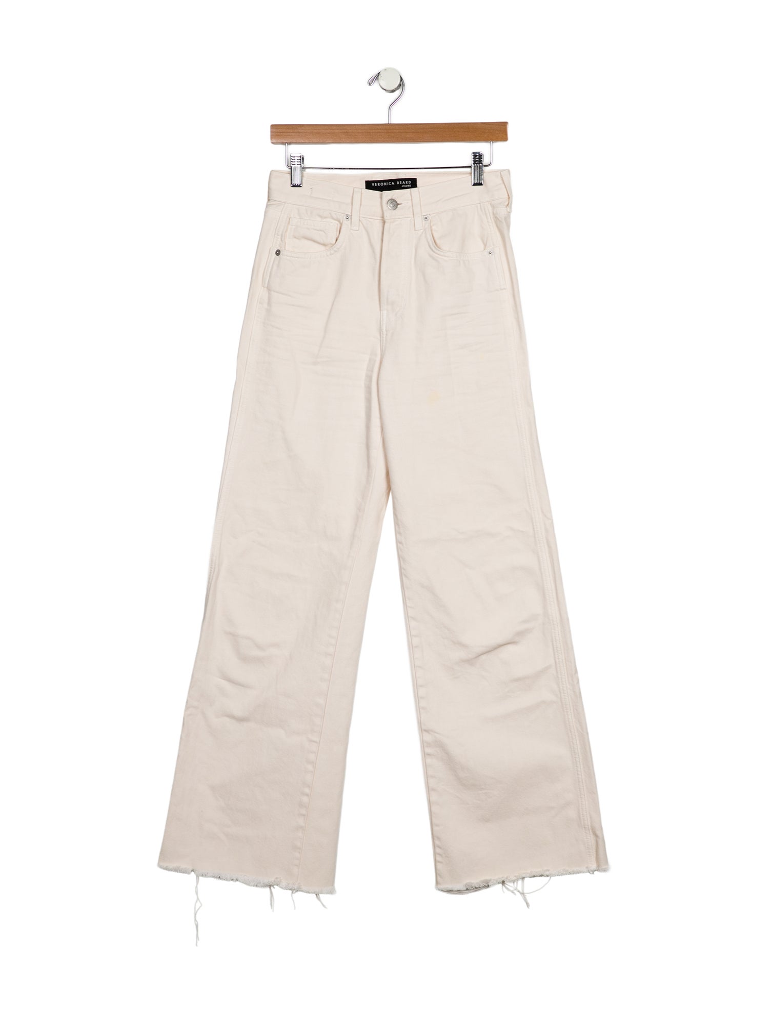 Veronica Beard High-Rise Wide Leg Jeans