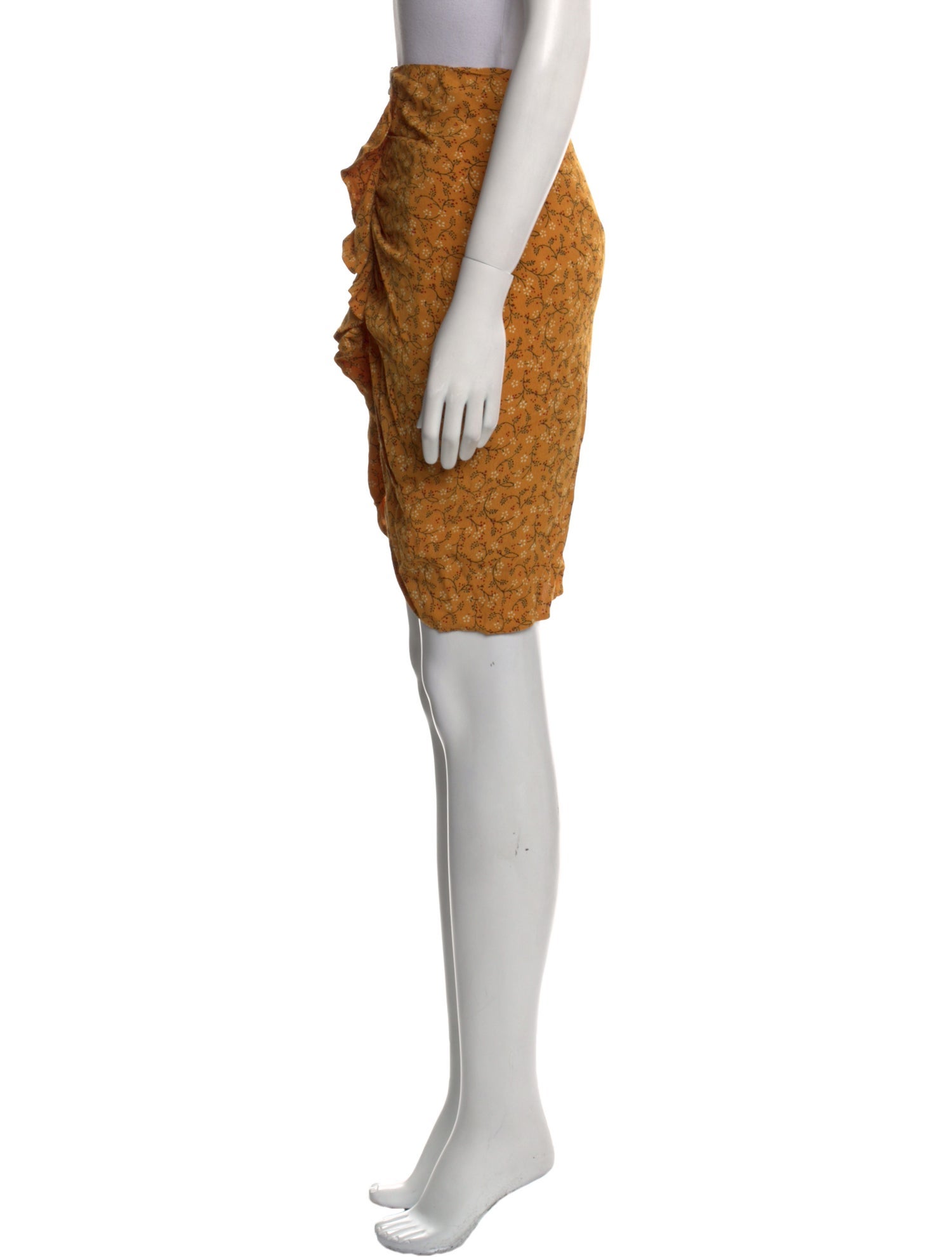 Veronica Beard Floral Print Knee-Length Skirt