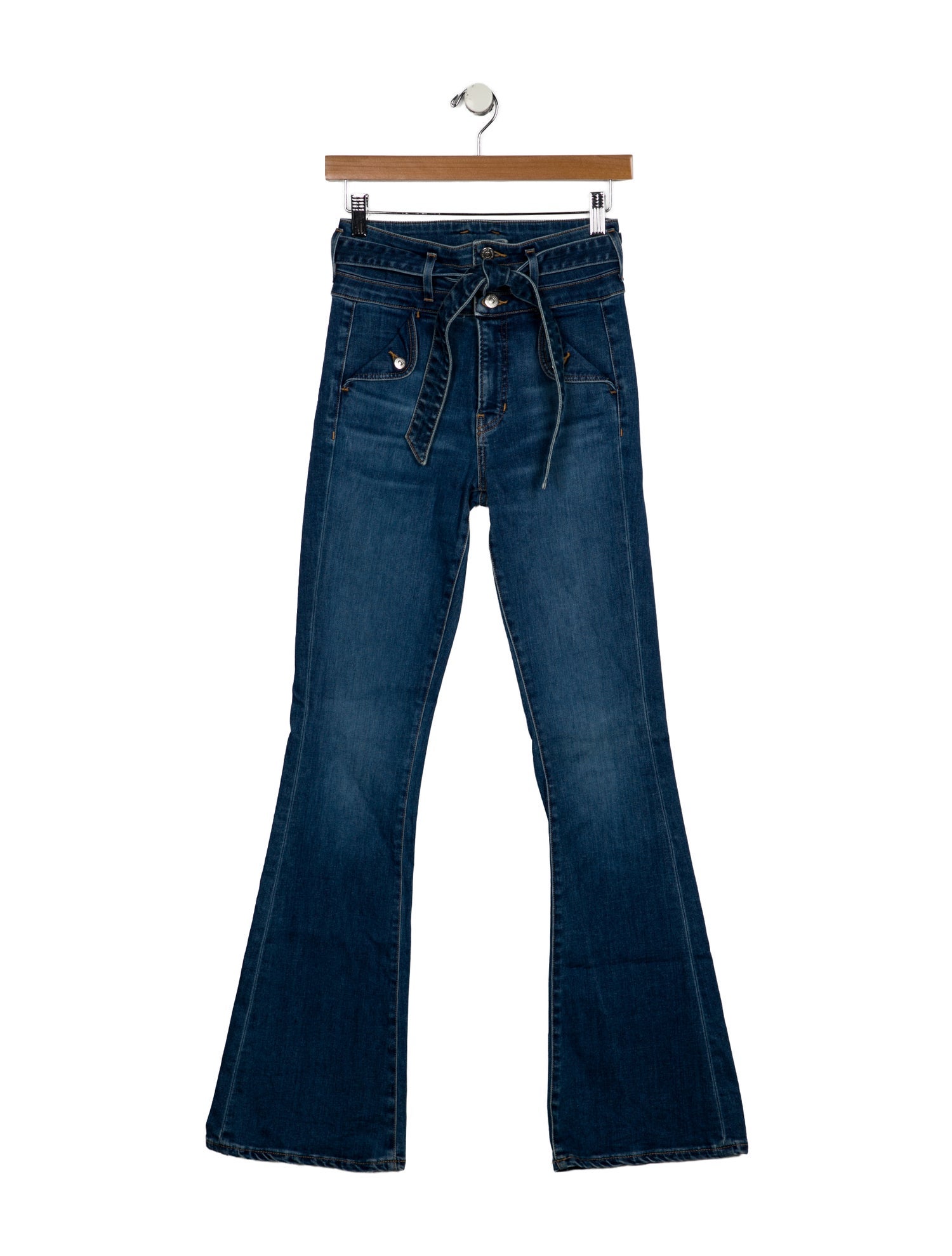 Veronica Beard High-Rise Wide Leg Jeans