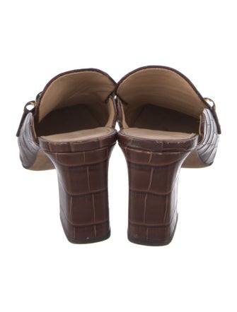 Veronica Beard Leather Mules