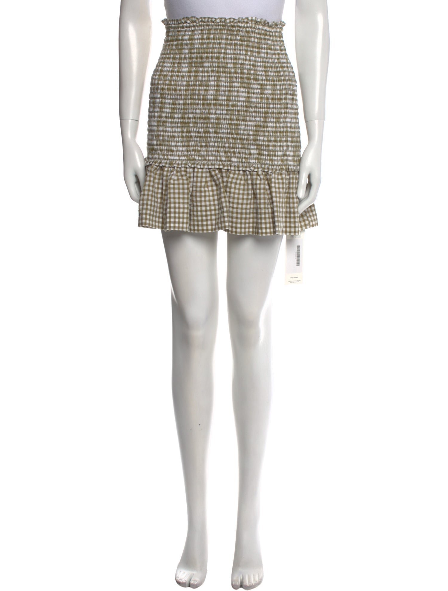 Veronica Beard Plaid Print Mini Skirt w/ Tags