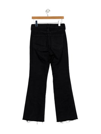 Veronica Beard Mid-Rise Wide Leg Jeans