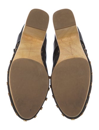 Veronica Beard Suede Studded Accents Mules