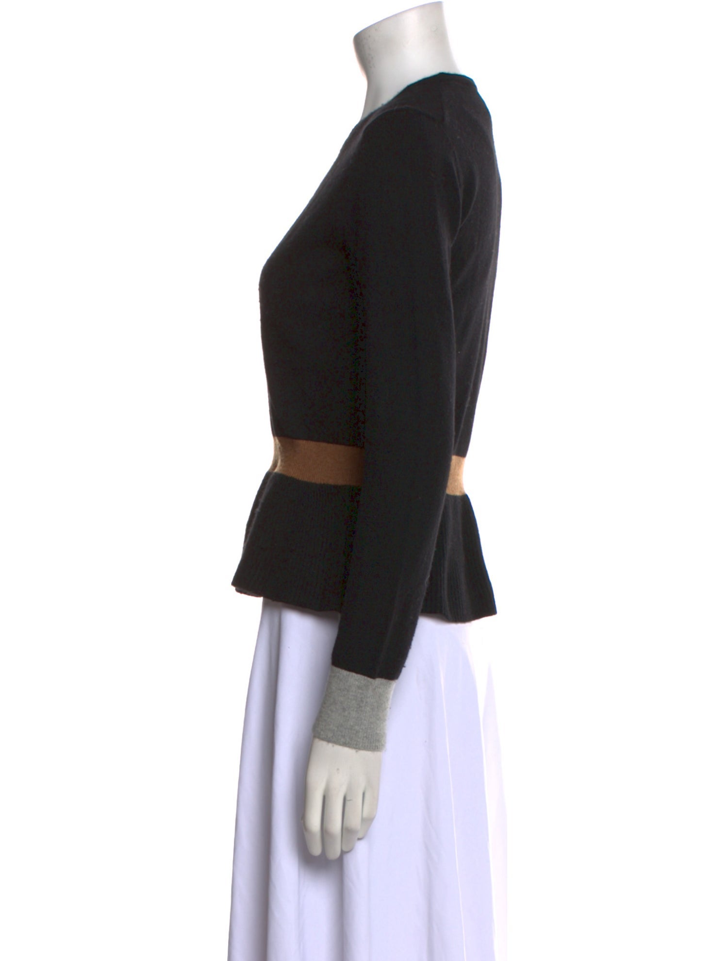 Veronica Beard Cashmere Striped Sweater