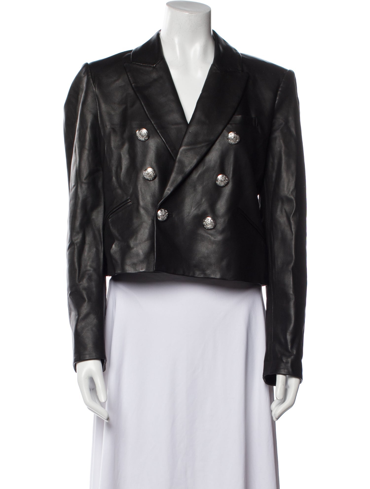 Veronica Beard Leather Blazer