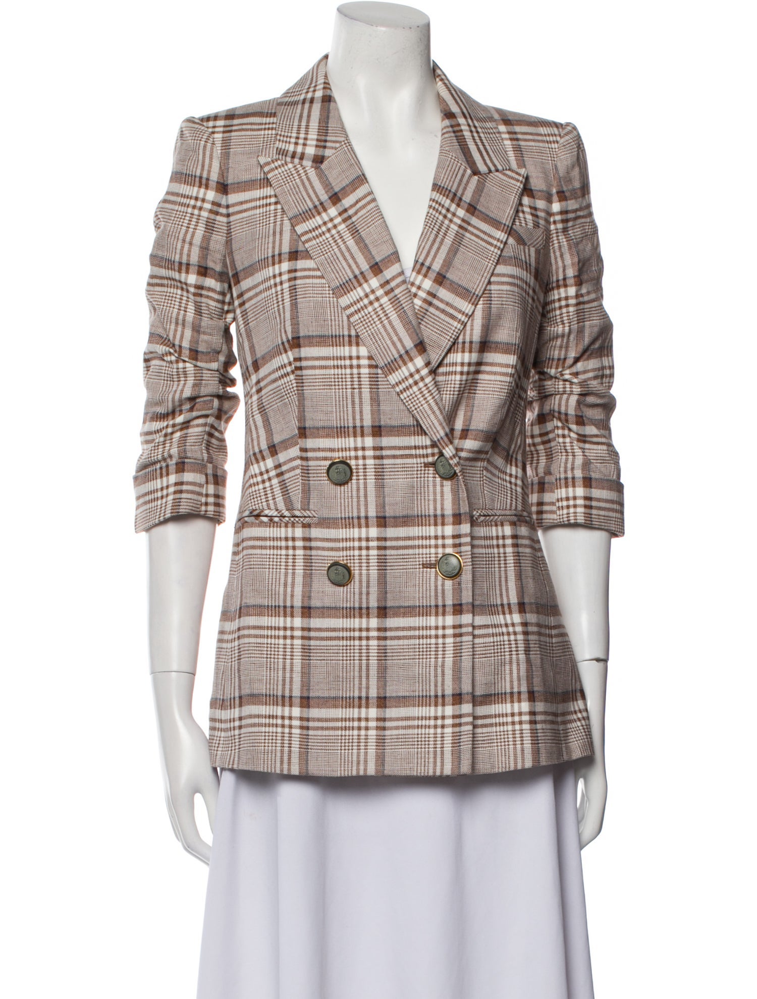 Veronica Beard Plaid Print Blazer w/ Tags