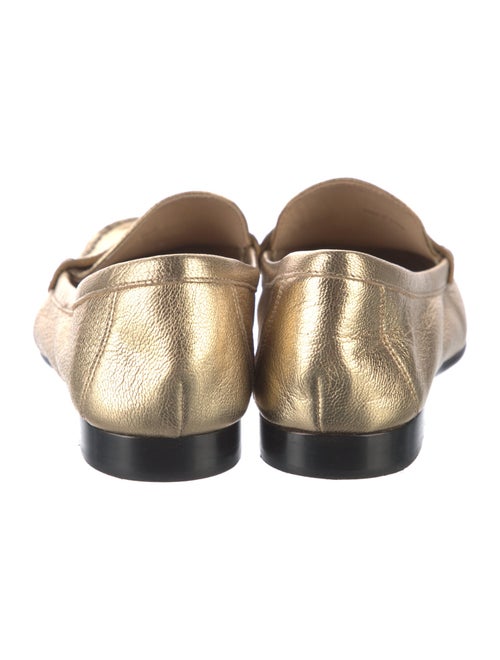 Veronica Beard Leather Whipstitch Trim Loafers