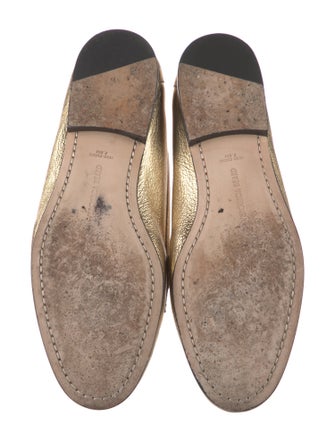 Veronica Beard Leather Whipstitch Trim Loafers