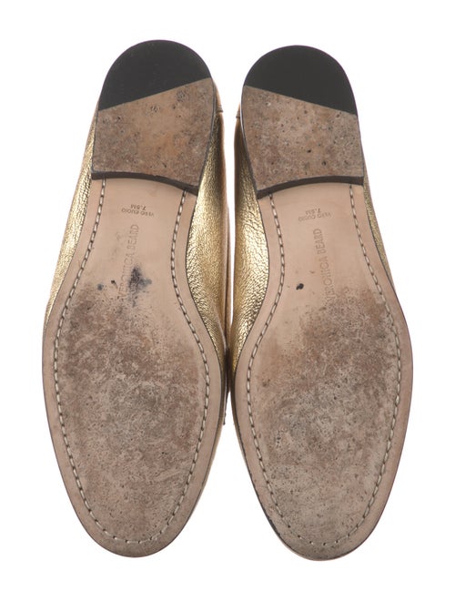 Veronica Beard Leather Whipstitch Trim Loafers