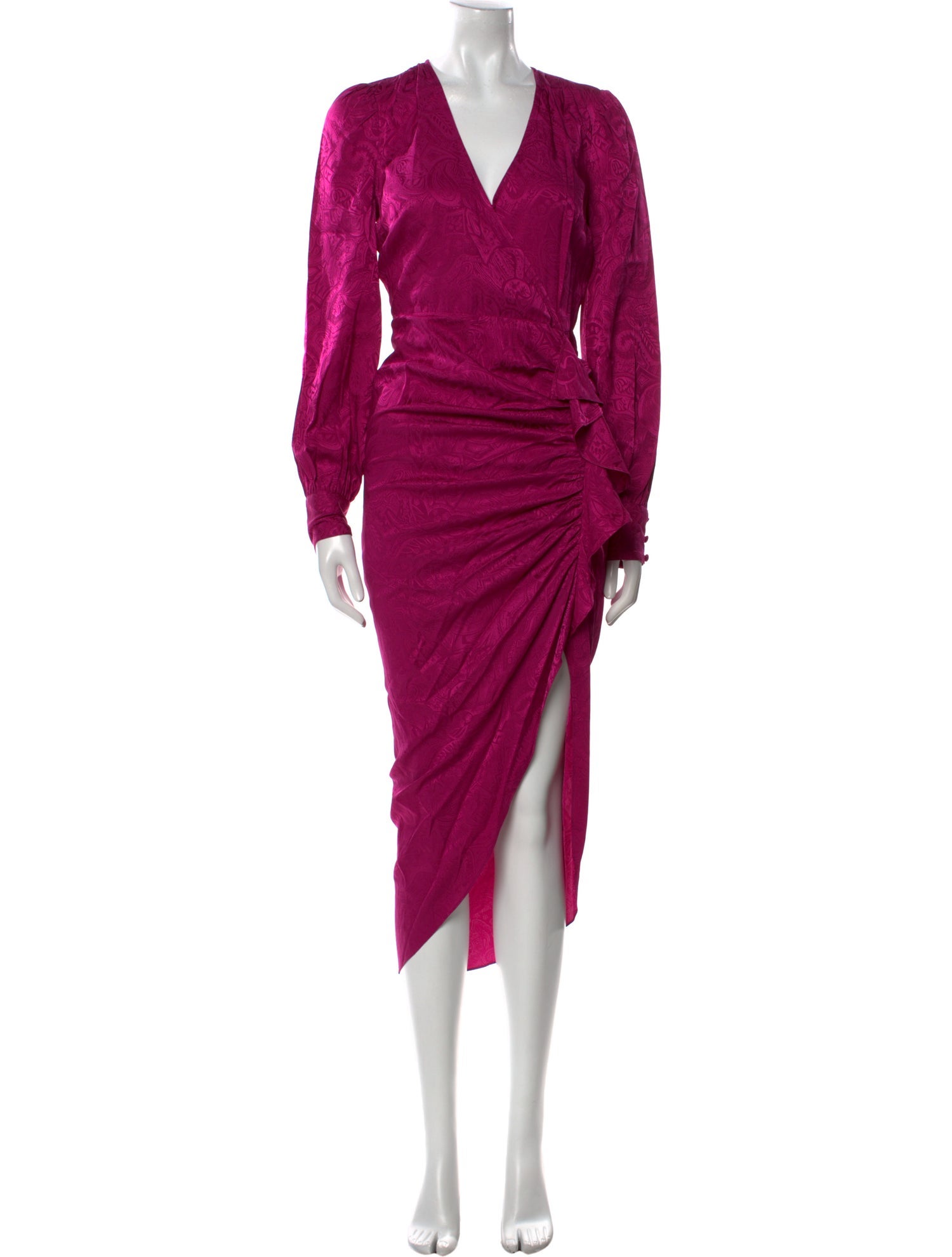 Veronica Beard V-Neck Long Dress