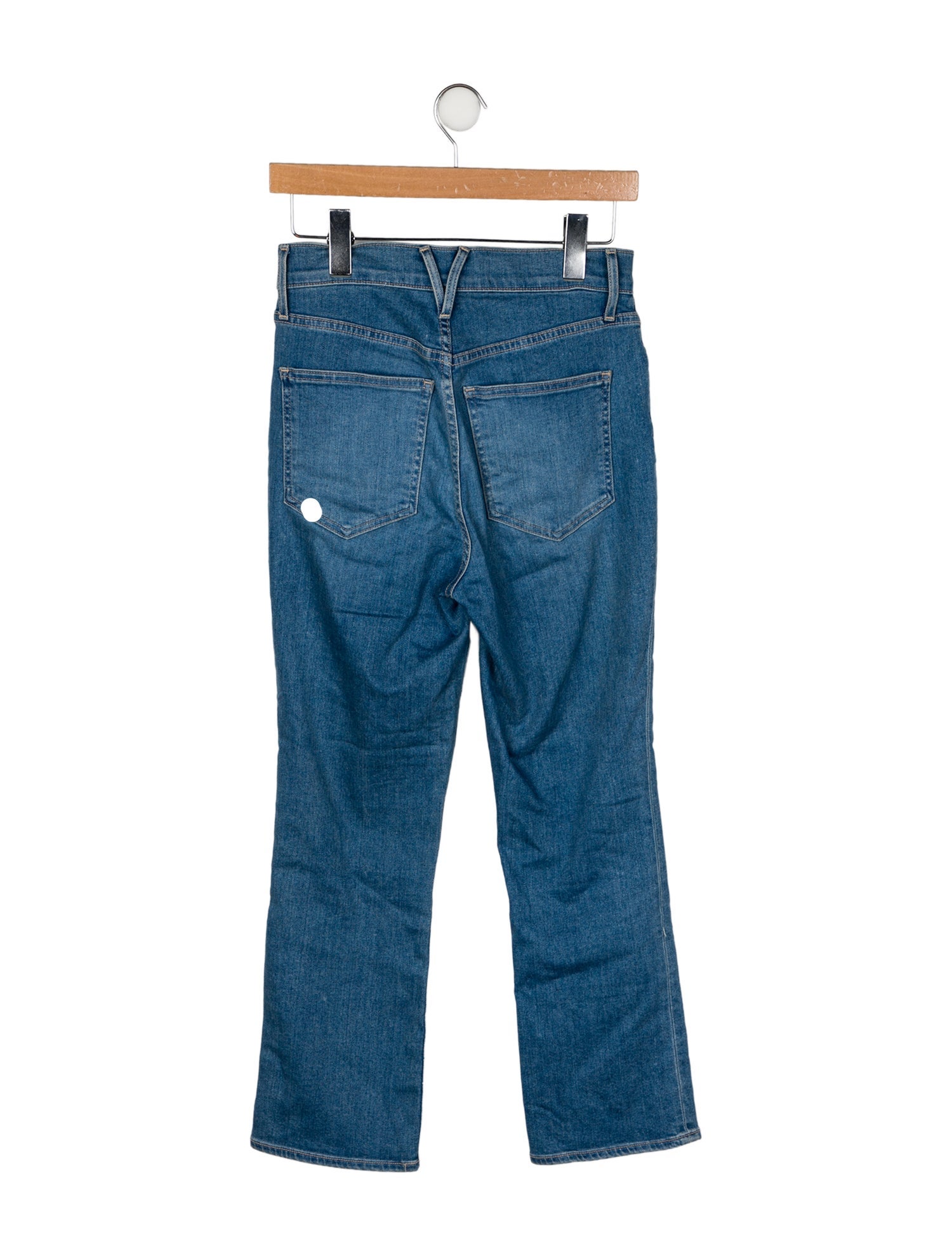 Veronica Beard High-Rise Straight Leg Jeans