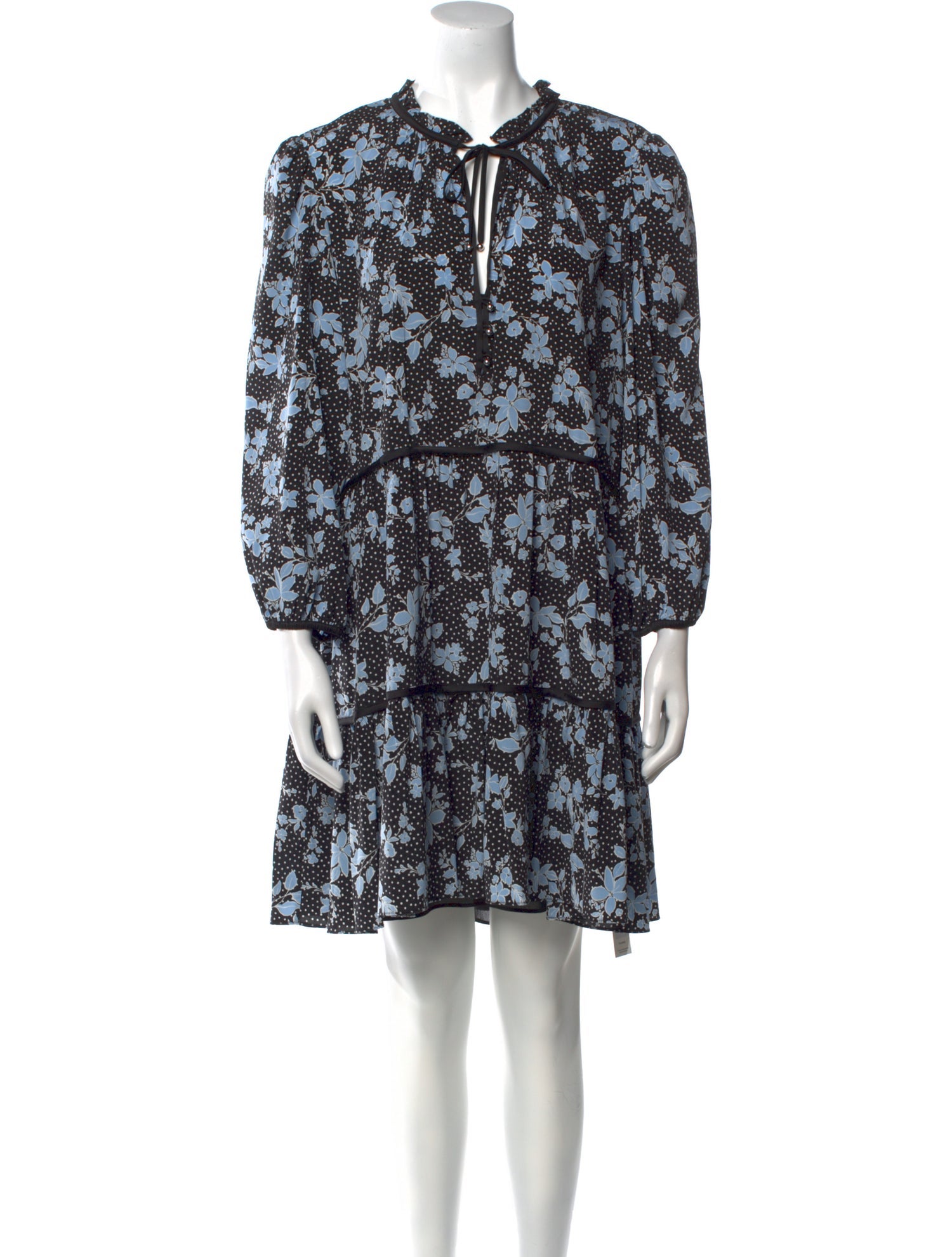 Veronica Beard Silk Knee-Length Dress