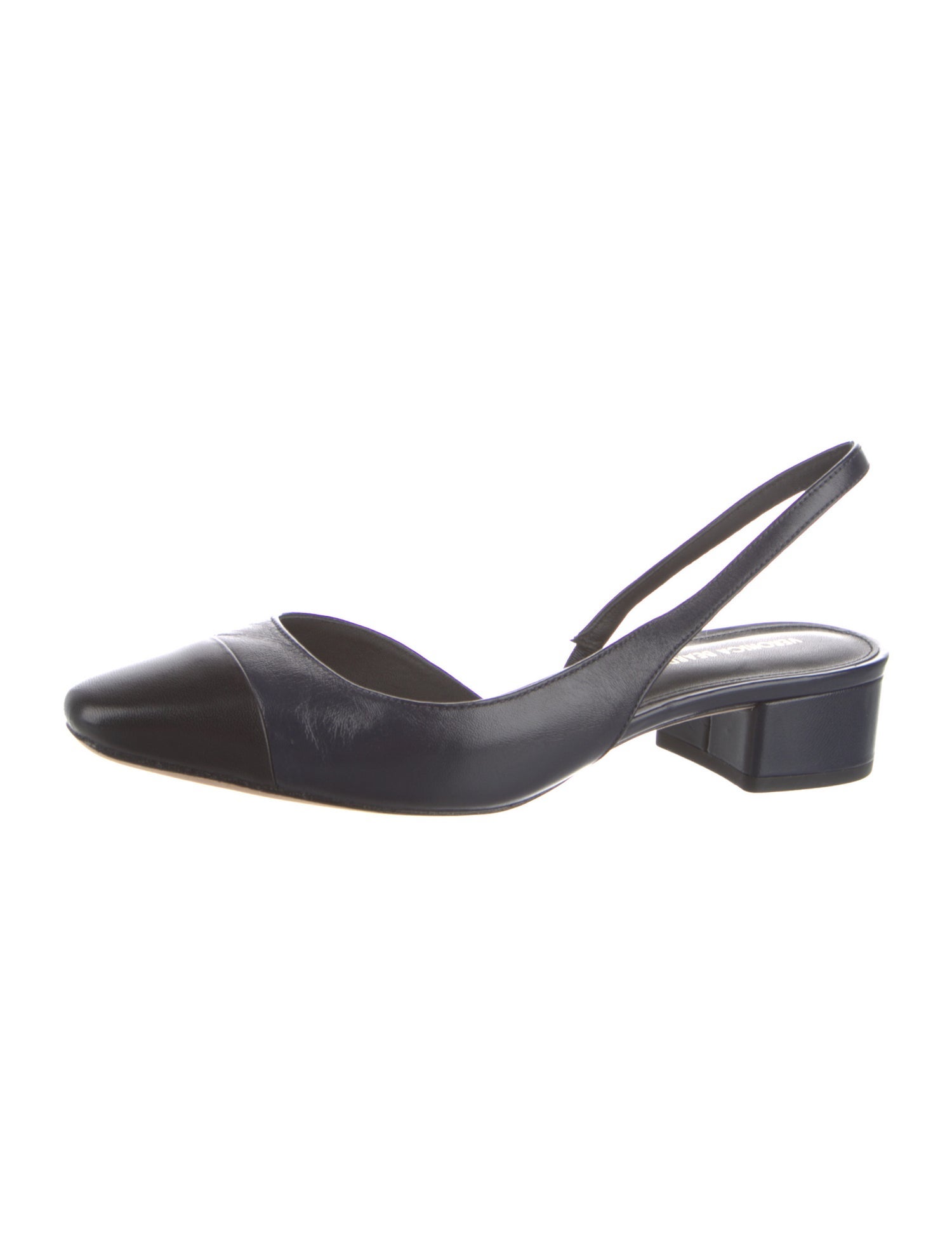 Veronica Beard Leather Slingback Flats