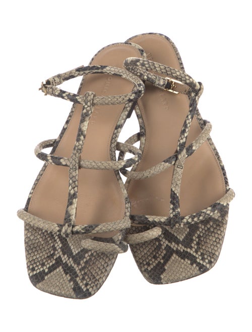 Veronica Beard Snakeskin Animal Print Flats
