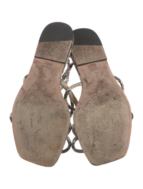 Veronica Beard Snakeskin Animal Print Flats