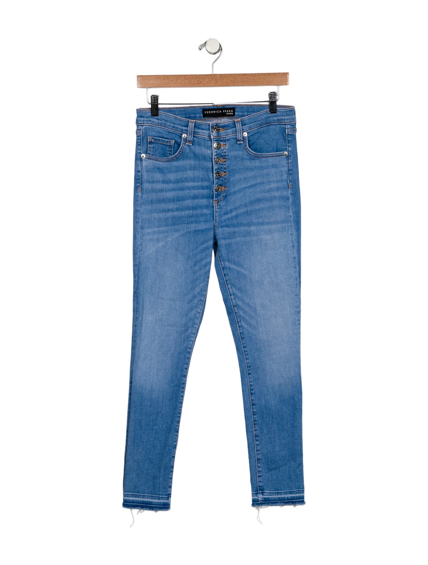 Veronica Beard Mid-Rise Skinny Leg Jeans
