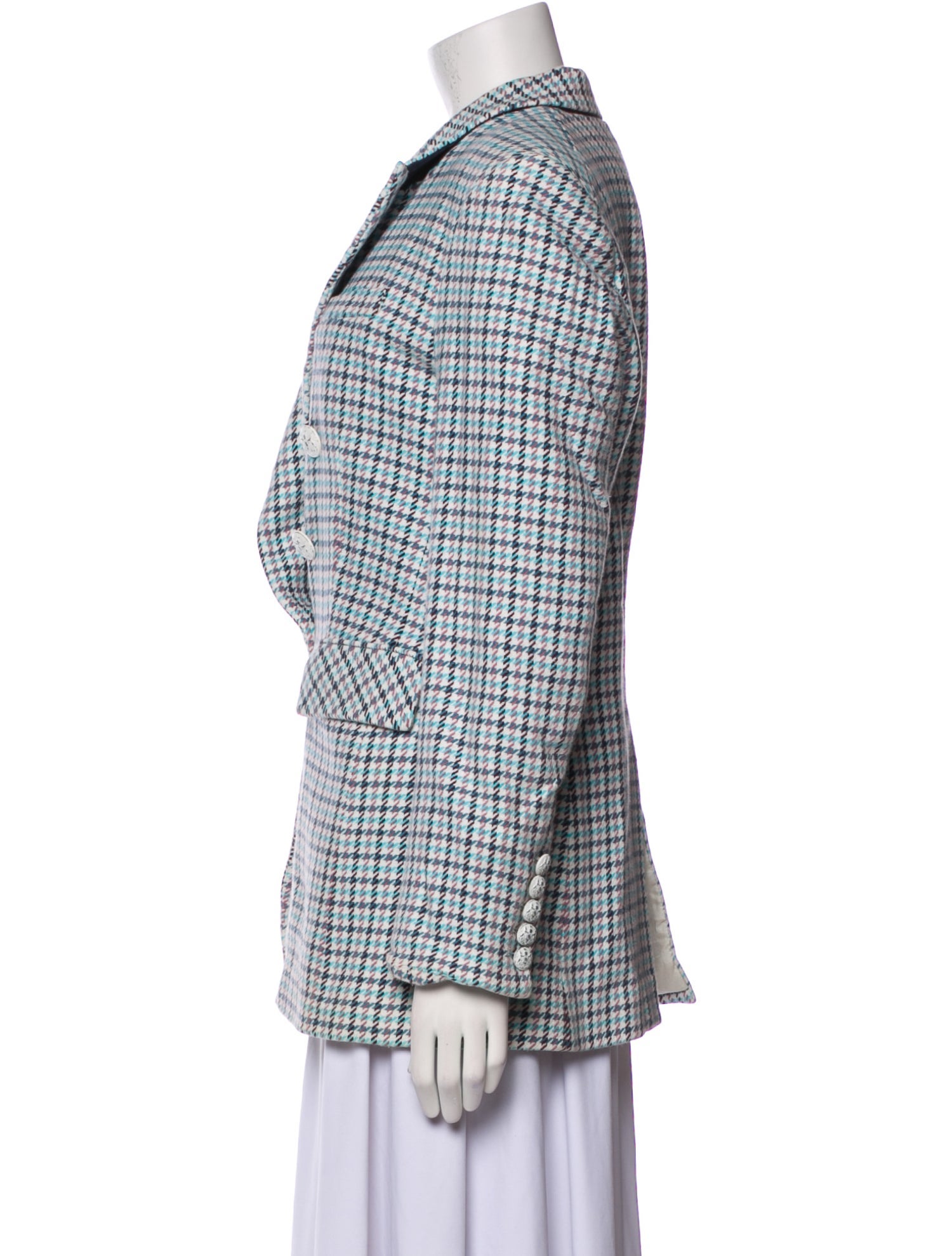 Veronica Beard Houndstooth Print Blazer