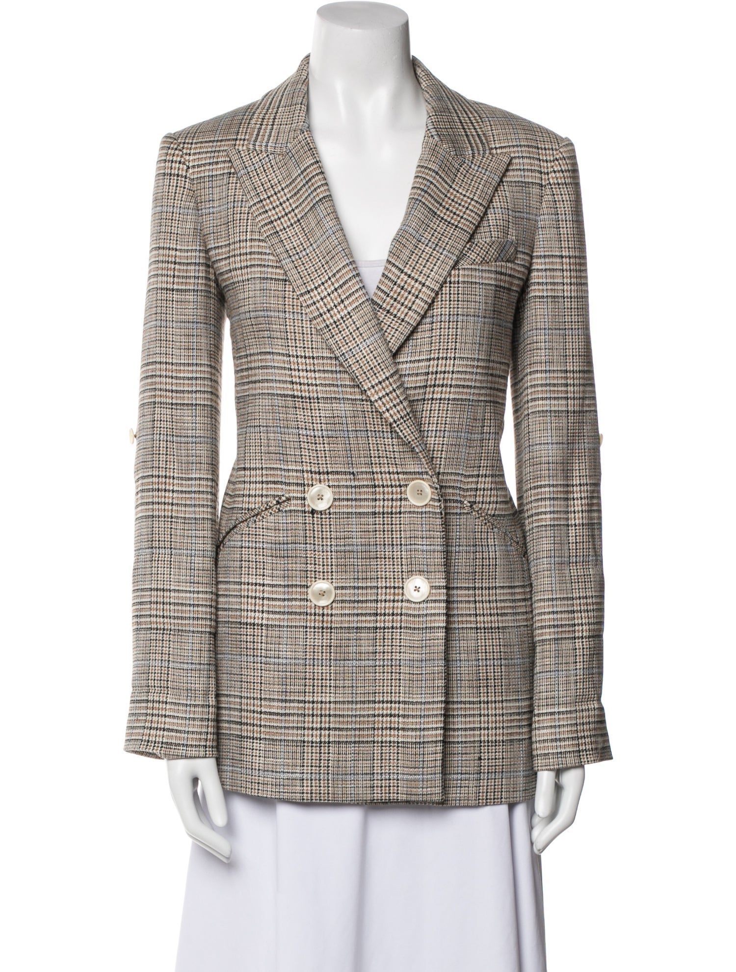 Veronica Beard Houndstooth Print Blazer