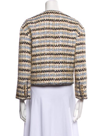 Veronica Beard Tweed Pattern Evening Jacket