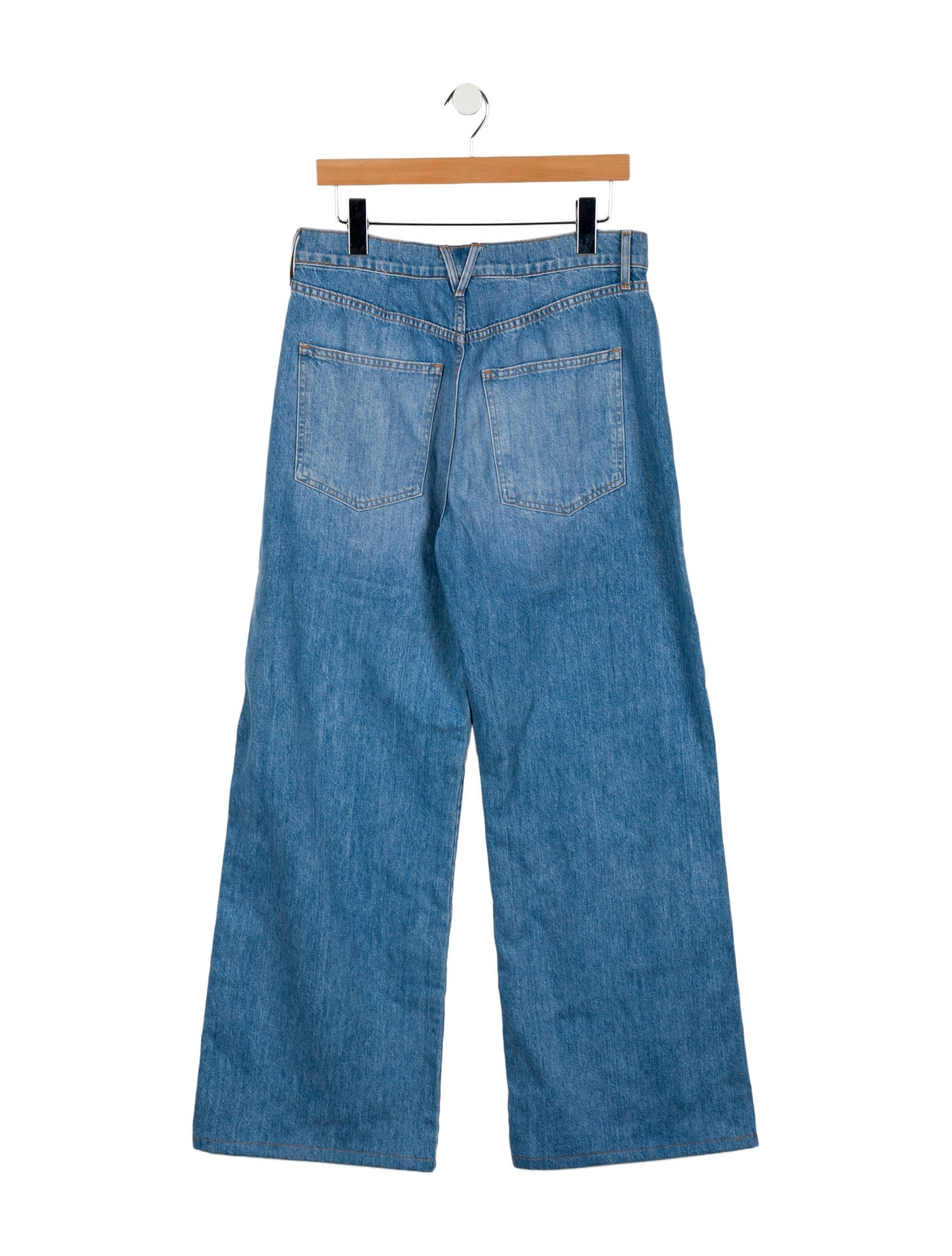 Veronica Beard High-Rise Wide Leg Jeans