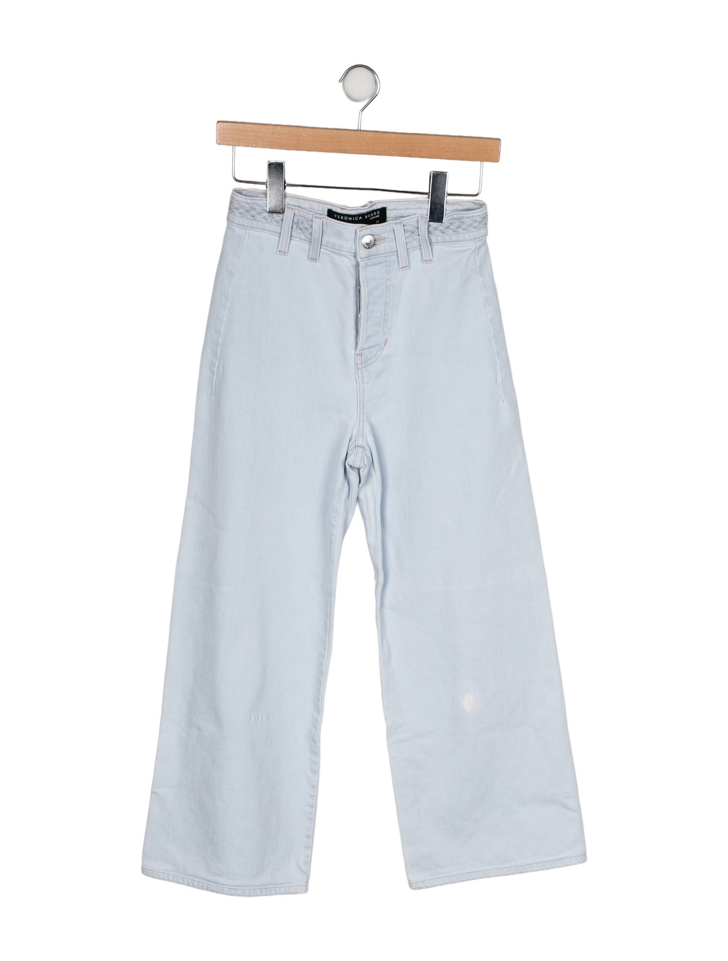 Veronica Beard High-Rise Wide Leg Jeans