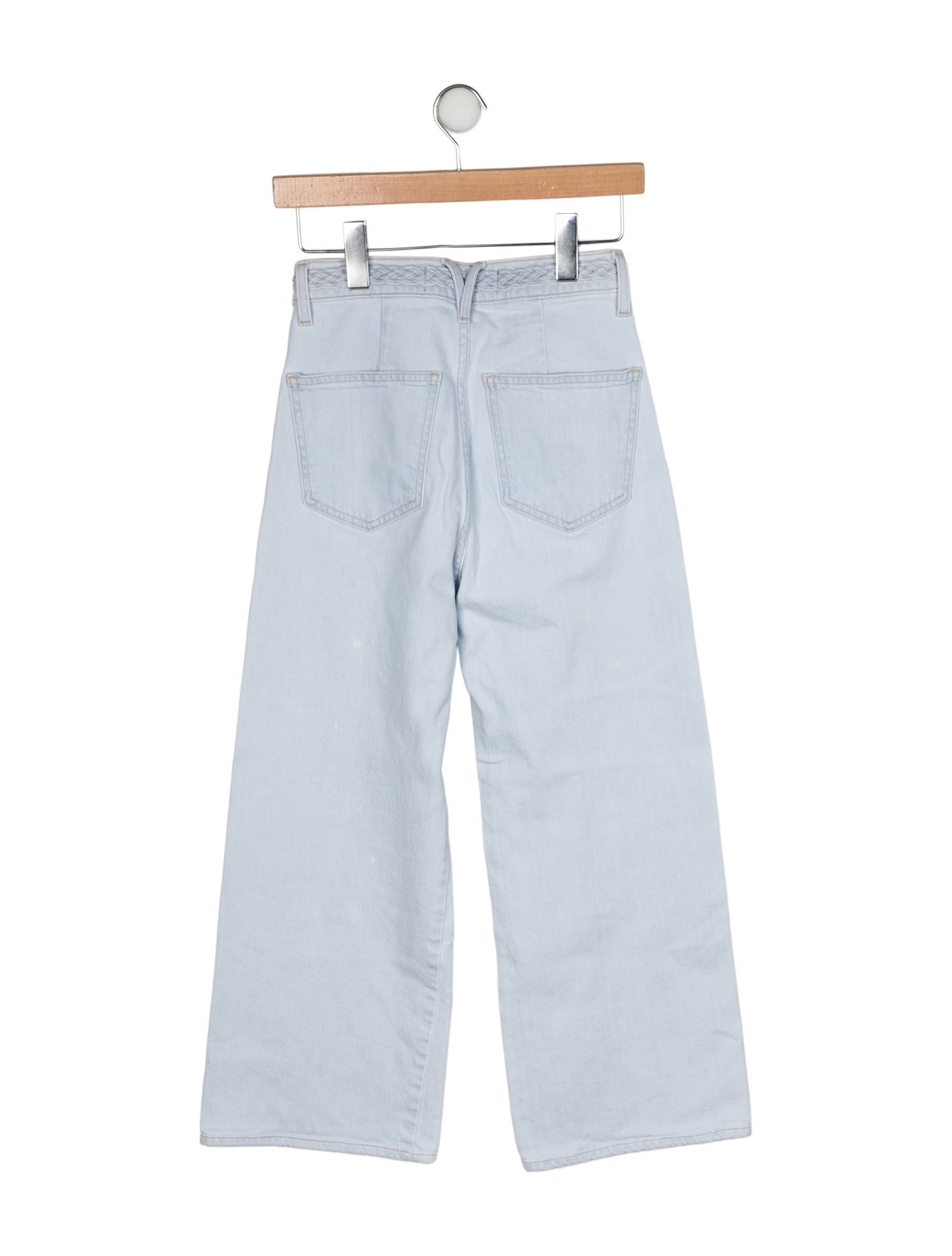 Veronica Beard High-Rise Wide Leg Jeans