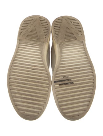 Veronica Beard Leather Colorblock Pattern Sneakers