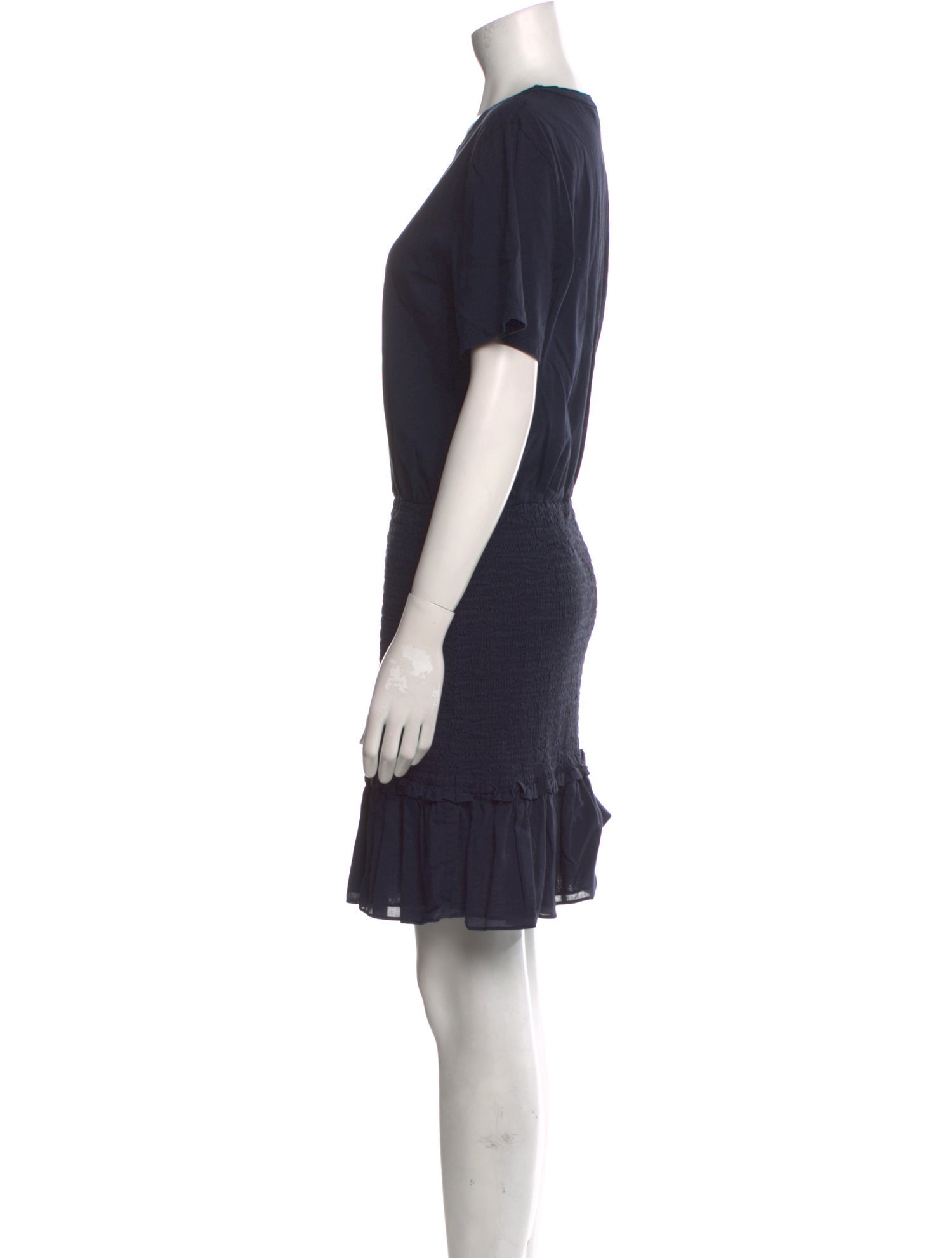 Veronica Beard Crew Neck Mini Dress