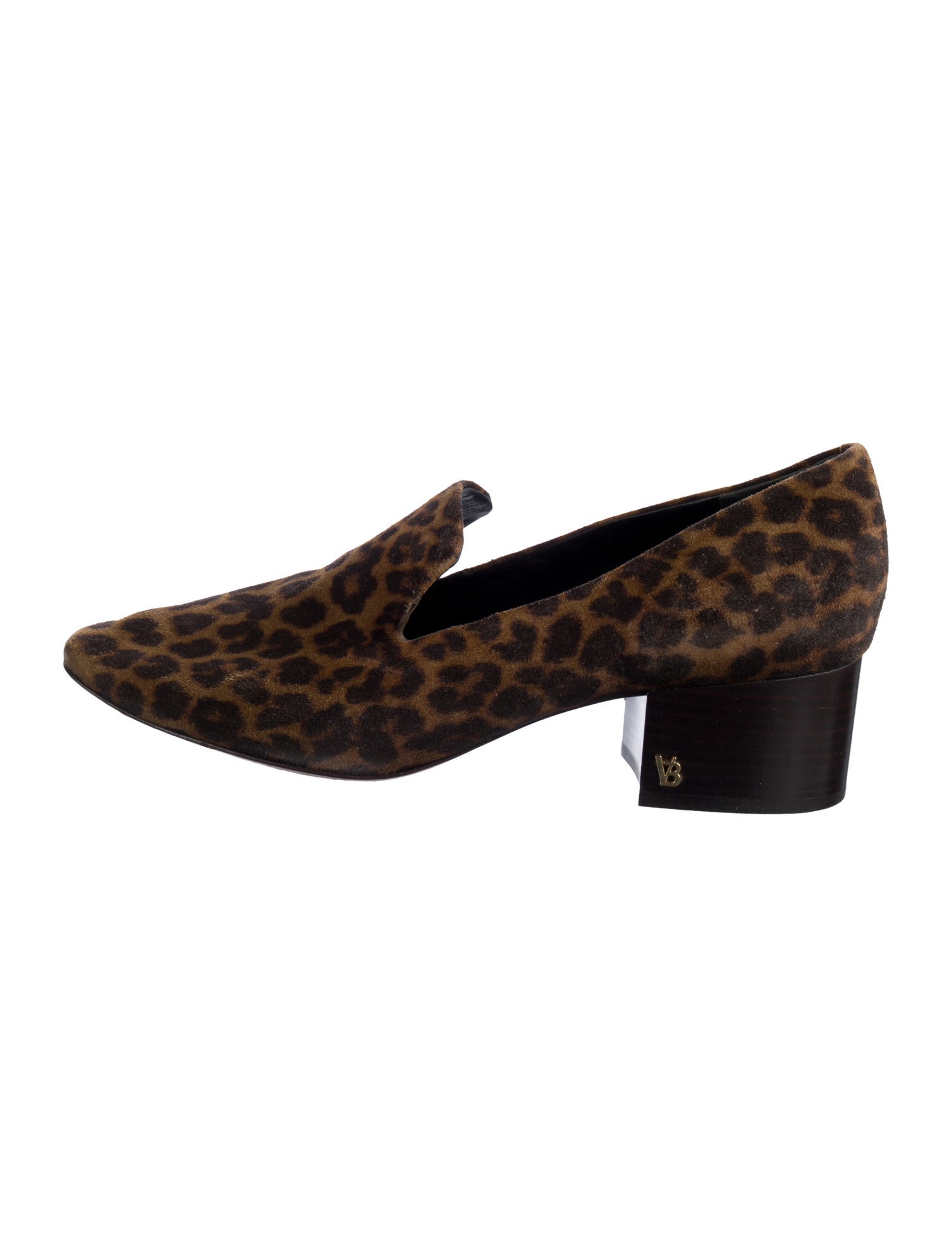 Veronica Beard Suede Animal Print Pumps