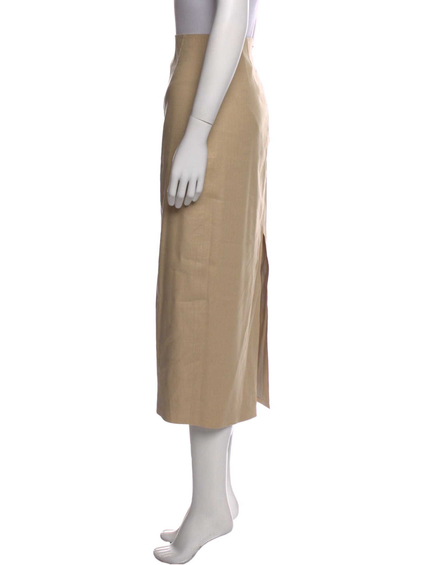 Veronica Beard Linen Midi Length Skirt