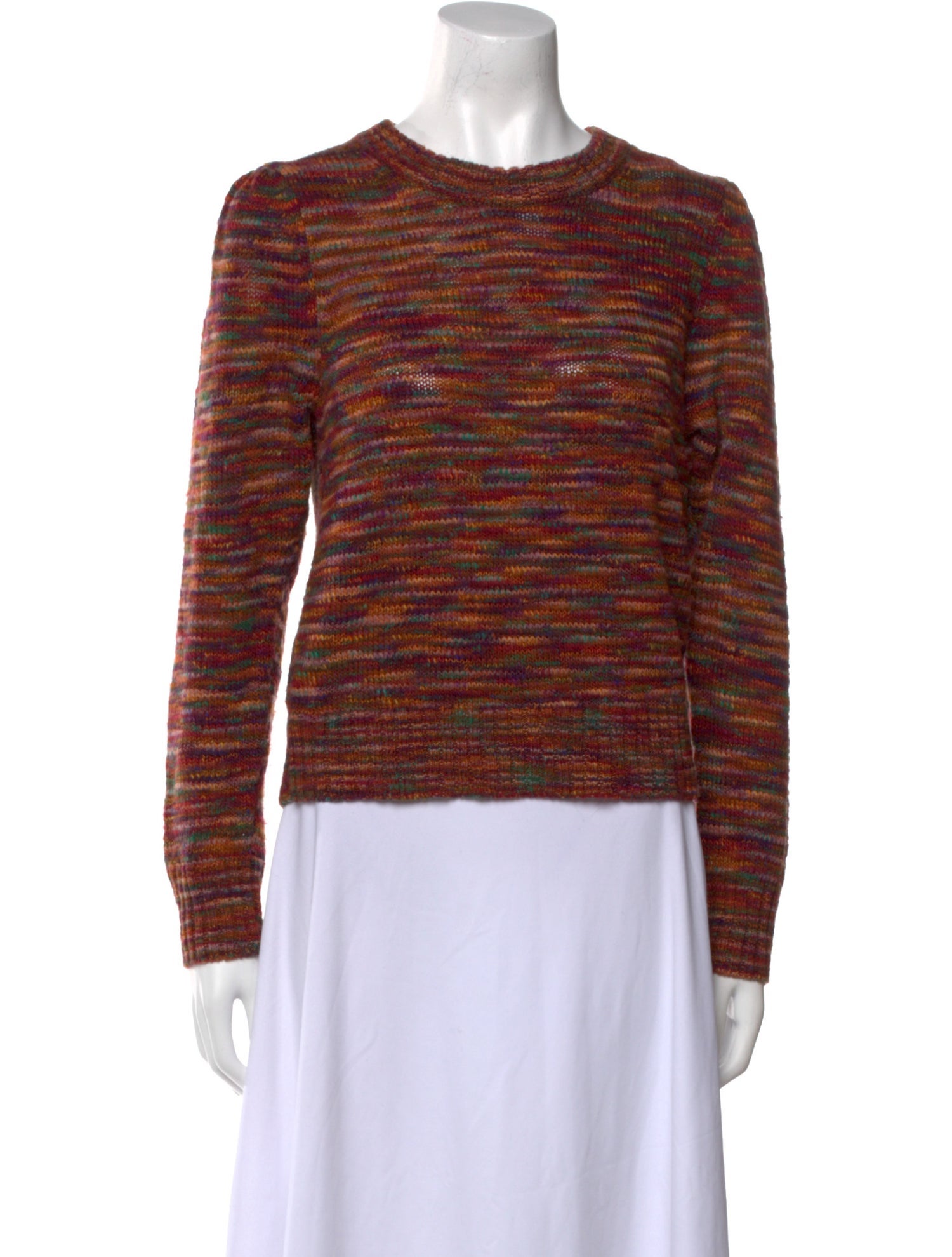 Veronica Beard Striped Crew Neck Sweater