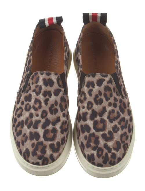Veronica Beard Canvas Animal Print Sneakers