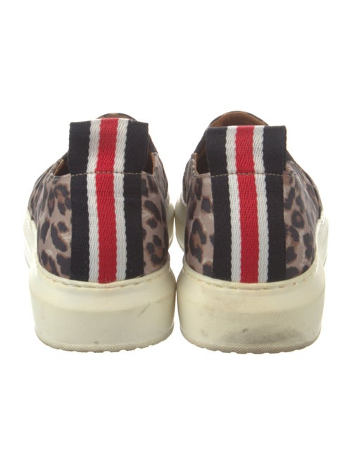 Veronica Beard Canvas Animal Print Sneakers