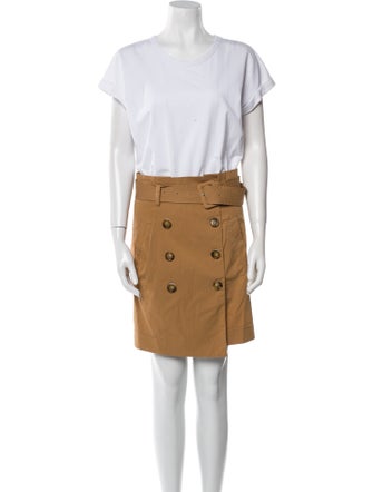 Veronica Beard Crew Neck Mini Dress