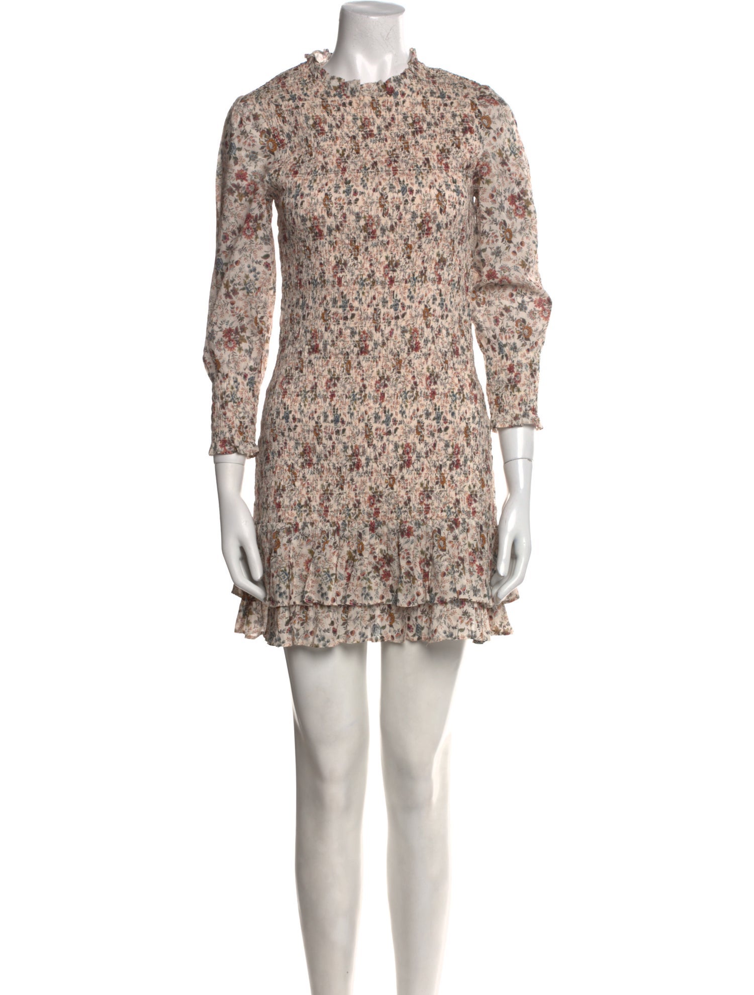 Veronica Beard Floral Print Mini Dress