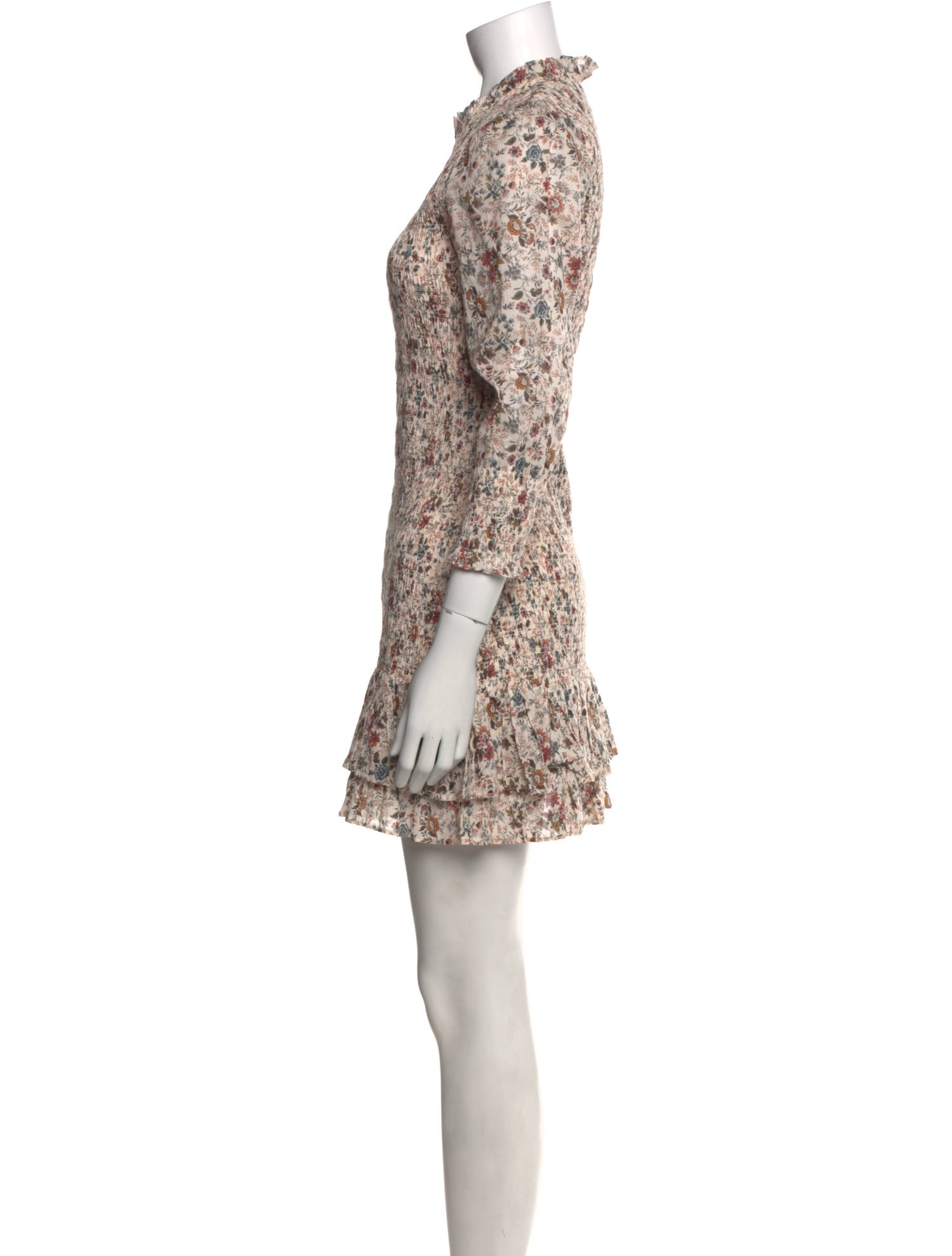 Veronica Beard Floral Print Mini Dress