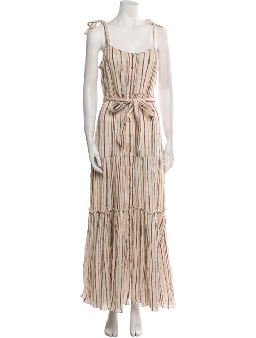 Veronica Beard Striped Long Dress